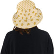 Cute Cheese Pattern Wheat Theme Unisex Bucket Hat