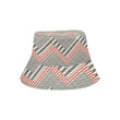 Zigzag Chevron Style Striped Pattern Unisex Bucket Hat