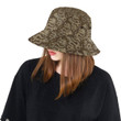 Dark Brown Dragon Pattern Unisex Bucket Hat