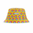 Little Mo Pattern Yellow Background Bucket Hat