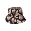 Multicolor Rose Pattern Print Design Unisex Bucket Hat