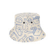 Cute Sushi Icon Pattern Unisex Bucket Hat