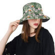 Toucan In Tropical Palm Tree Forest Pattern Unisex Bucket Hat