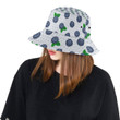 Blueberry Pokka Dot Pattern Light Grey Skin Unisex Bucket Hat