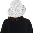 Garlic Pattern Black White Unisex Bucket Hat