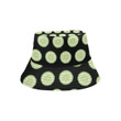 Cucumber Pattern Print Black Unisex Bucket Hat