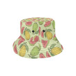 Guava Pattern Light Green Background Unisex Bucket Hat