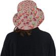 Grapefruit Pattern Light Pink Background Unisex Bucket Hat