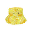 Lemon Pattern Yellow Background Unisex Bucket Hat