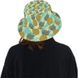 Cute Pineapple Pattern Print Design Unisex Bucket Hat