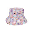 Faint Lilac Pattern Print Design Unisex Bucket Hat