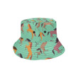 Colorful Horses Design Pattern Unisex Bucket Hat