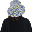 Faint Daffodils Pattern Print Design Unisex Bucket Hat