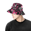 Pink Blackout Rave Melt Bucket Hat