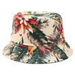Colorful Floral Pattern Dark Background Bucket Hat