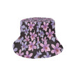Orchid Pattern Print Design Unisex Bucket Hat