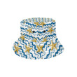 Golden Starfish Design Pattern Unisex Bucket Hat