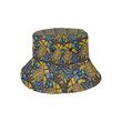 Gold Sea Turtle Pattern Unisex Bucket Hat