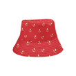 Strawberry Texture Skin Pattern Red Theme Unisex Bucket Hat