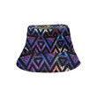 3d Space Colorful Tribal Galaxy Pattern Unisex Bucket Hat