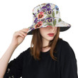 Cute Pansy Pattern Design Unisex Bucket Hat