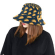 Taco Pattern Dark Background Unisex Bucket Hat