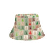 Faint Christmas Tree Pattern Unisex Bucket Hat