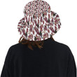 Crow Tree And Leaves Pattern Unisex Bucket Hat
