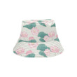 Pink Lotus Waterlily Leaves Pattern Unisex Bucket Hat