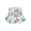 Cute Owl Design Pattern Unisex Bucket Hat