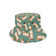 Cute Cheesecake Pattern Print Unisex Bucket Hat