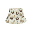 Cute Brown Rooster Chicken Cock Unisex Bucket Hat