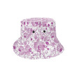 Pink Orchid Design Pattern Unisex Bucket Hat