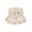 Ice Cream Cone White Background Unisex Bucket Hat