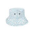 Blue Polar Bear Ice Pattern Unisex Bucket Hat