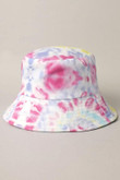 Tie Dye Colorful Flower Pattern Cotton Bucket Hat