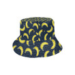 Bananas Pattern Print Design Dark Background Unisex Bucket Hat