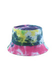 Cute Blue Tie Dye Pattern Bucket Hat