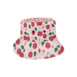 Cherry Pattern Print Pink Theme Unisex Bucket Hat