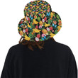 Multicolor Tropical Fruits Pattern Unisex Bucket Hat