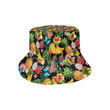 Multicolor Tropical Fruits Pattern Unisex Bucket Hat