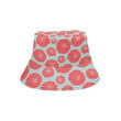 Pink Marigold Pattern Print Design Unisex Bucket Hat
