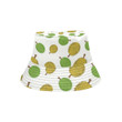 Durian White Background Pattern Unisex Bucket Hat