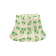 Lime Pattern Cream Background Unisex Bucket Hat
