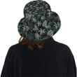 Faint Rainforest Pattern Print Design Unisex Bucket Hat