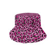 Pink Leopard Skin Texture Pattern Mystery Unisex Bucket Hat