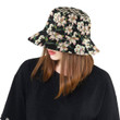 Beautiful Lily Pattern Print Design Unisex Bucket Hat