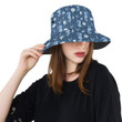 Seahorse Shell Design Pattern Unisex Bucket Hat