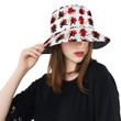 Ninja Pattern White Skin Unisex Bucket Hat