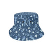 Seahorse Shell Design Pattern Unisex Bucket Hat
